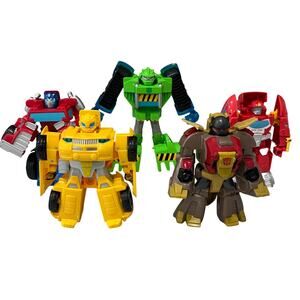 Transformers Playskool Heroes Rescue Bots & Hasbro Dinobot Action Figures